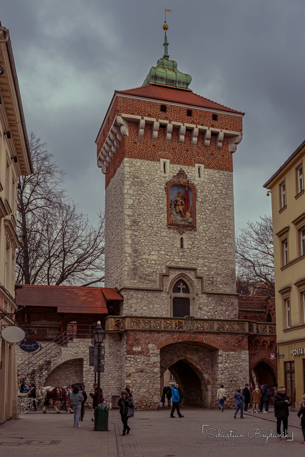 The Florian Gate from the town side.