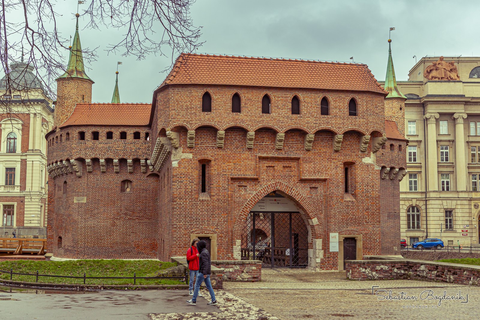 The Barbican, built in 1498–1499.